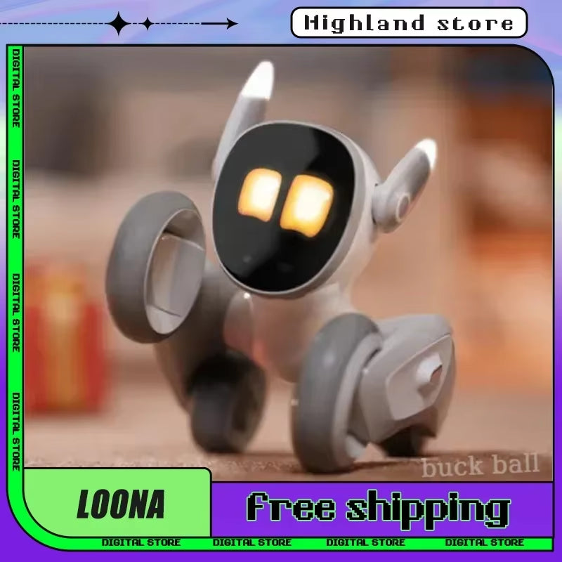 LOONA Smart Robot Luna Accompany Voice Dog Intelligent Emopet Robots Monitor Electronic Toy Machine Compatible Game Gift Custom