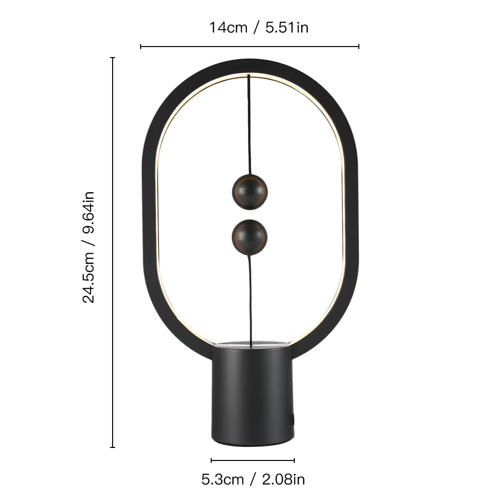 Creative Table LED Mini Balance Light Night Light Balance Lamp USB Bedside Night Lamp Decorative for Bedroom